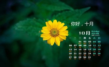 10月份小班工作计划5篇