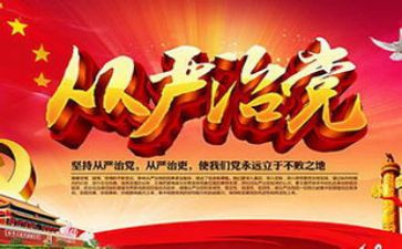 从严治党工作报告8篇