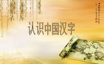 写汉字的调查报告6篇