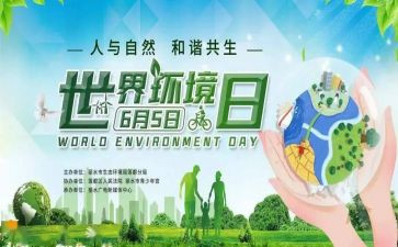 20246.5环境日宣传活动方案8篇