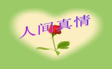 真情感的作文5篇