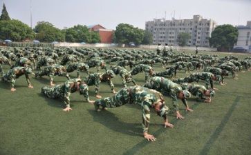 军训叠被心得体会7篇