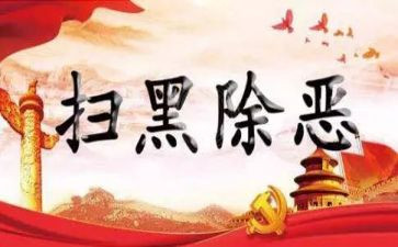 年扫黑除恶工作计划5篇