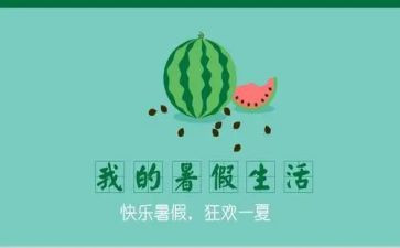 写暑假心得体会精选8篇