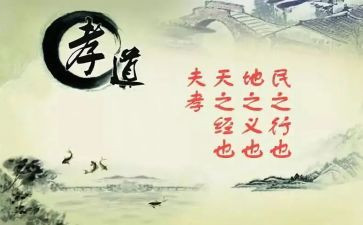 敬老孝亲活动心得体会8篇