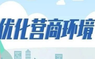 优化环境营商心得体会5篇